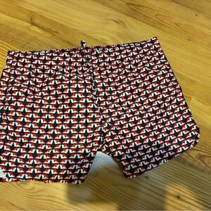 Fendi made in Italy monster face swim trunks lined Sz 10-11 missing string
